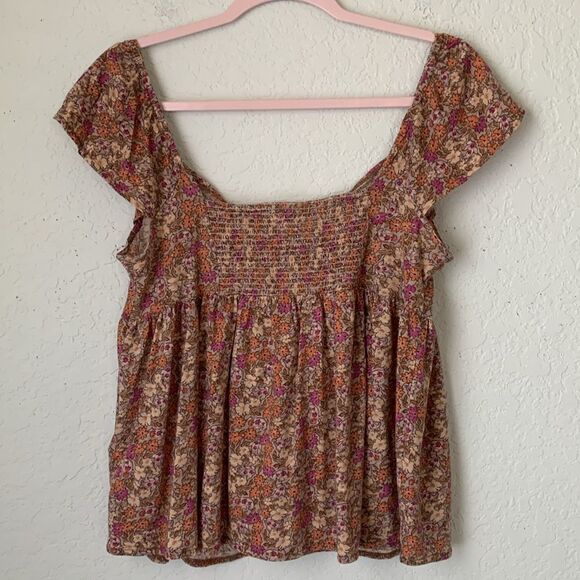 Lucky Brand Multicolor Floral Tank Size L - Picture 3 of 11